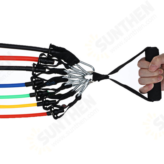 14 Pcs Resistance Bands 10/15/20/25/30/40/50lbs Exercise Bands Sport Fitness for Physical Therapy Home Gym 14 Pcs Resistance Bands 10/15/20/25/30/40/50lbs Exercise Bands Sport Fitness for Physical Therapy Home Gym