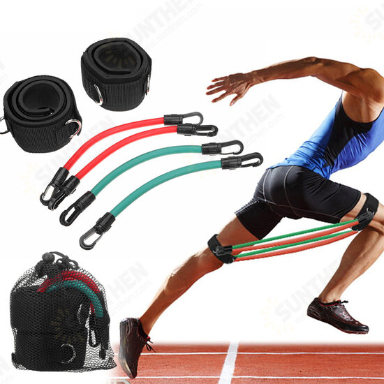 15/20/25/30/80/90/100lb Multi-function Leg Resistance Bands Home Fitness Strength Training Pilates Flexbands