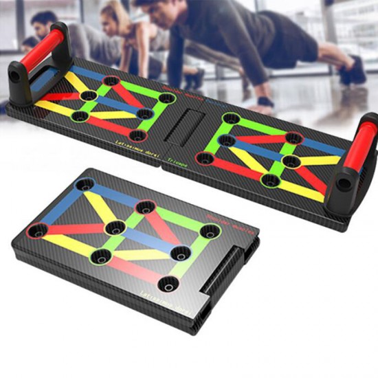17 In 1 Push Up Rack Board Fitness Pushup Stands Arm Abdominal Muscle Training Gym Exercise Tools