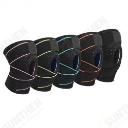 1PC Silicone Shock Absorber Spring Knee Support Fitness Protective Gear Breathable Knee Pad 1PC Silicone Shock Absorber Spring Knee Support Fitness Protective Gear Breathable Knee Pad
