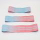 1PC Gradient Color Hip Training Resistance Band Home Fitness Yoga Belt Legs Muscle Elastic Band Exercise Tools