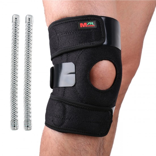 1PC B01 Adjustable Knee Pad Non-slip Spring Knee Support Running Fitness Knee Belt