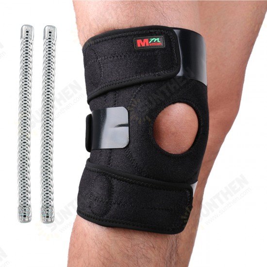 1PC B01 Adjustable Knee Pad Non-slip Spring Knee Support Running Fitness Knee Belt