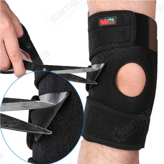 1PC B01 Adjustable Knee Pad Non-slip Spring Knee Support Running Fitness Knee Belt