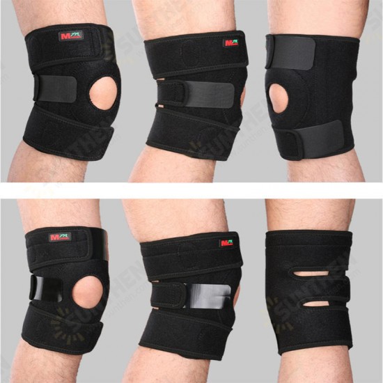 1PC B01 Adjustable Knee Pad Non-slip Spring Knee Support Running Fitness Knee Belt