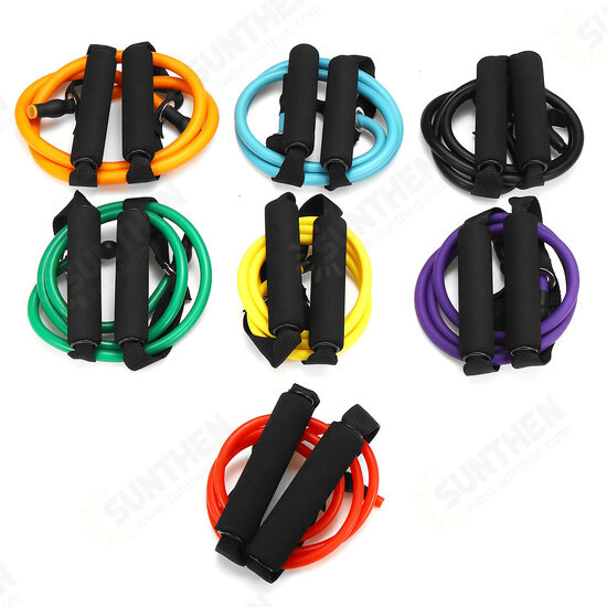 1Pc 10/15/20/25/30/35/40lbs Resistance Bands Fitness Muscle Training Exercise Bands