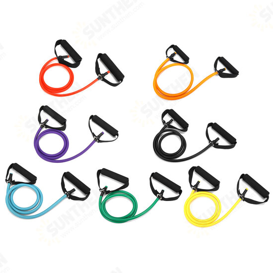 1Pc 10/15/20/25/30/35/40lbs Resistance Bands Fitness Muscle Training Exercise Bands