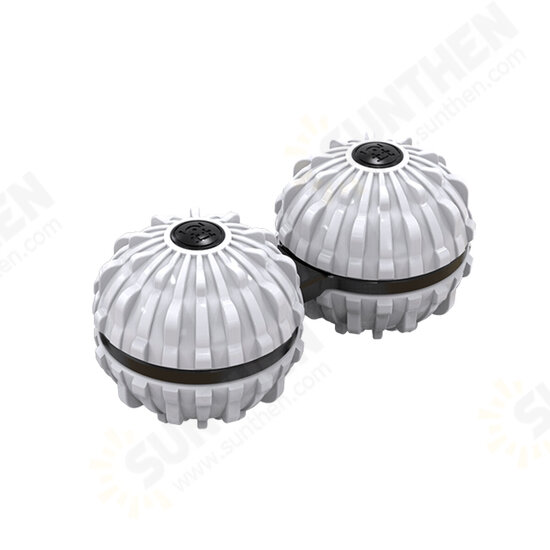 2 Pcs Siamese Massage Balls 35.6mm ABS Yoga Palm Rotation Decompression Tool for Deep Tissue Massage 2 Pcs Siamese Massage Balls 35.6mm ABS Yoga Palm Rotation Decompression Tool for Deep Tissue Massage