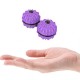 2 Pcs Siamese Massage Balls 35.6mm ABS Yoga Palm Rotation Decompression Tool for Deep Tissue Massage
