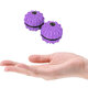 2 Pcs Siamese Massage Balls 35.6mm ABS Yoga Palm Rotation Decompression Tool for Deep Tissue Massage