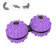 2 Pcs Siamese Massage Balls 35.6mm ABS Yoga Palm Rotation Decompression Tool for Deep Tissue Massage 2 Pcs Siamese Massage Balls 35.6mm ABS Yoga Palm Rotation Decompression Tool for Deep Tissue Massage