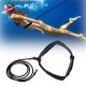 2/3/4x6x10m Black Swimming Resistance Bands Swim Training Belts Harness Static Swimming Exercise with Storage Bag