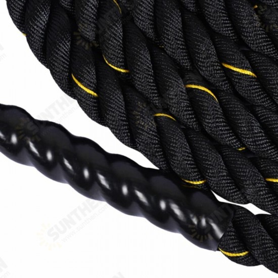 2.8/3m Exercise Training Rope Heavy Jump Ropes Adult Skipping Rope Battle Ropes Strength Muscle Building Fitness Gym Home 2.8/3m Exercise Training Rope Heavy Jump Ropes Adult Skipping Rope Battle Ropes Strength Muscle Building Fitness Gym Home