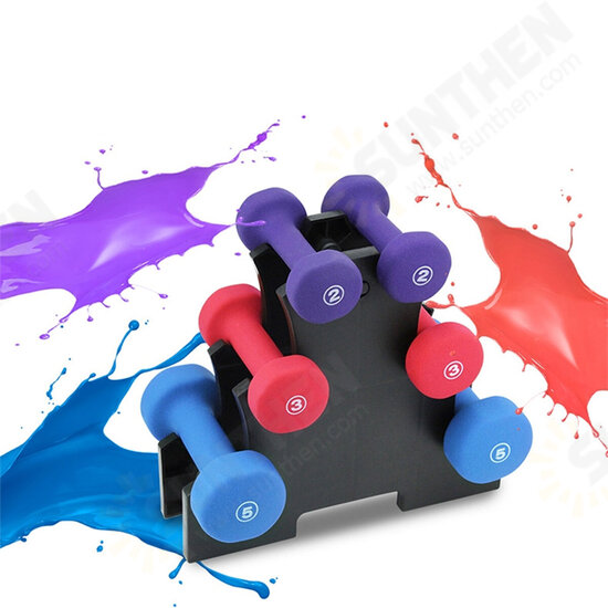 3-Tier Dumbbell Storage Rack Stand Multilevel Dumbbells Holder For Gym Organization Body Building Storage Supplies