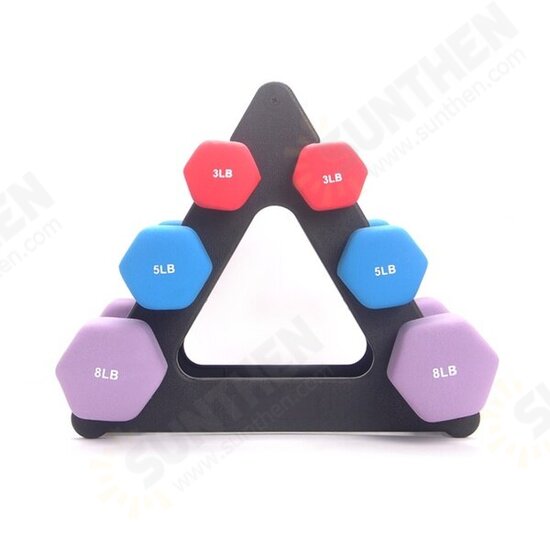 3-Tier Dumbbell Storage Rack Stand Multilevel Hand Weight Tower Stand For Gym Organization Body Building Storage Supplies