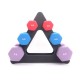 3-Tier Dumbbell Storage Rack Stand Multilevel Hand Weight Tower Stand For Gym Organization Body Building Storage Supplies