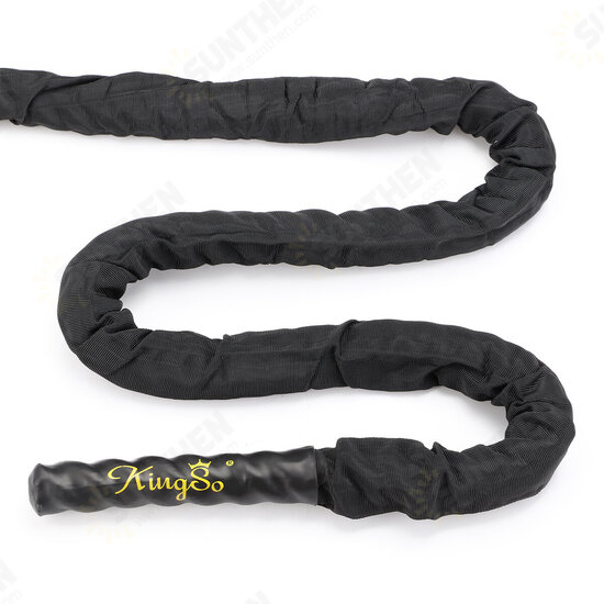 30ft 1.5in Battle Rope Workout Strength Training Undulation Rope Exercise Tools Home Gym Fitness Equipment 30ft 1.5in Battle Rope Workout Strength Training Undulation Rope Exercise Tools Home Gym Fitness Equipment