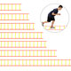 3/4/5/6/7/8/10m Ladder Ladder Basketball Football Soccer Sports Speed Training Equipment Fitness Exercise