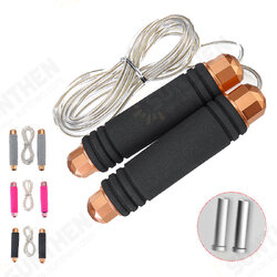 3M Adjustable Length Fitness Jump Rope Sponge Handle 350g Bearing Skipping Rope Sports Gym Exercises Boxing Training