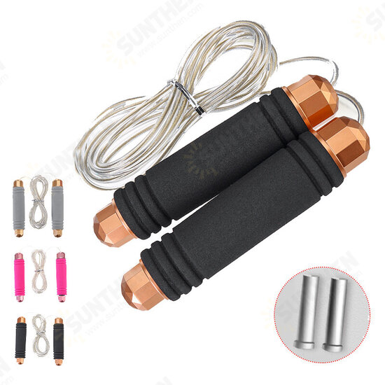 3M Adjustable Length Fitness Jump Rope Sponge Handle 350g Bearing Skipping Rope Sports Gym Exercises Boxing Training