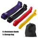 4pcs 8-85lb 2080x4.5mm Resistance Bands Set Heavy Duty Exercise Elastic Band Workout Ruber Loop Power Pilates Gym Fitness Equipment Training Expander 4pcs 8-85lb 2080x4.5mm Resistance Bands Set Heavy Duty Exercise Elastic Band Workout Ruber Loop Power Pilates Gym Fitness Equipment Training Expander