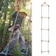 5 Rungs Wooden Climbing Rope Ladder Swing for Kids