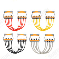 5 Tube Fitness Chest Expander Resistance Bands Arm Pull Bar Fitness Training Exercise Tools 5 Tube Fitness Chest Expander Resistance Bands Arm Pull Bar Fitness Training Exercise Tools