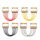 5 Tube Fitness Chest Expander Resistance Bands Arm Pull Bar Fitness Training Exercise Tools
