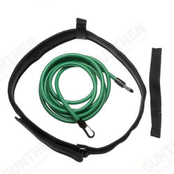 5/6x10x2/3/4m Green Swimming Resistance Bands Swim Training Belts Harness Static Swimming Exercise