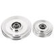 73/95/110/114mm Aluminum Alloy Bearing Pulley Wheels Gym Fitness Equipment Parts Accessories