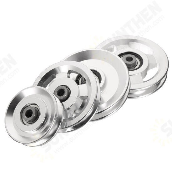 73/95/110/114mm Aluminum Alloy Bearing Pulley Wheels Gym Fitness Equipment Parts Accessories