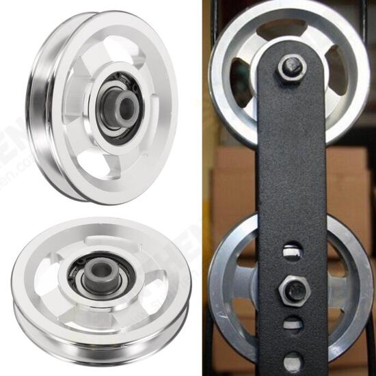 73/95/110/114mm Aluminum Alloy Bearing Pulley Wheels Gym Fitness Equipment Parts Accessories