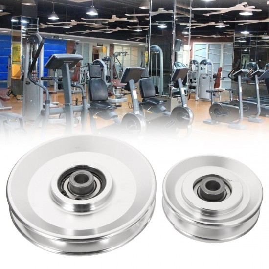 73/95/110/114mm Aluminum Alloy Bearing Pulley Wheels Gym Fitness Equipment Parts Accessories