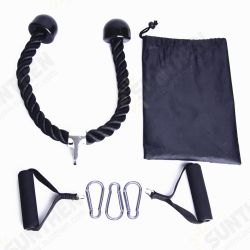 7PCS/SET Tricep Bicep Pull Rope Cable Muscle Strength Training Attachment Home Gym Exercise 7PCS/SET Tricep Bicep Pull Rope Cable Muscle Strength Training Attachment Home Gym Exercise
