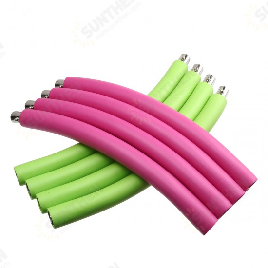 8 Knots Fitness Hoop Removable PE Yoga Waist Exercise Slimming Hoop Fitness Circle Indoor Gym with Tape Measure Jump Rope 8 Knots Fitness Hoop Removable PE Yoga Waist Exercise Slimming Hoop Fitness Circle Indoor Gym with Tape Measure Jump Rope