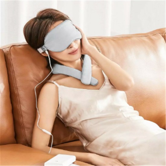 8H SP2 Graphene Infrared Heating Blindfold Washable Eye Patch Mask Massager Fatigue Relief Tool