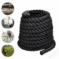 9M Length Fitness Battle Rope Heavy Jump Rope Weighted Battle Skipping Ropes Retainer Gym Exercise Tools