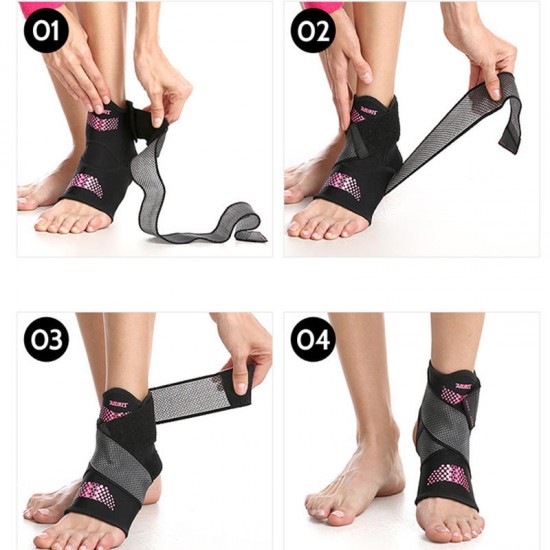 1PC Comfortable Breathable Ankle Support Sports Running Ankle Guard Fitness Protection