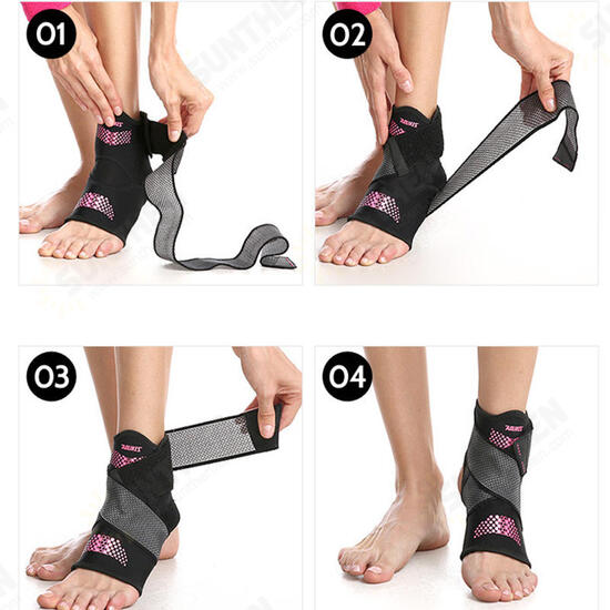 1PC Comfortable Breathable Ankle Support Sports Running Ankle Guard Fitness Protection