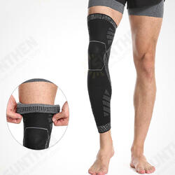 1PC Sports Elastic Leg Support Knee Pad Foot Knee Brace Cycling Basketball Fitness Protective Gear