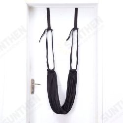 Aerial Yoga Fitness Hammock Door Swing Trapeze Elastic Stretch Strap Workout Sling