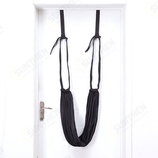 Aerial Yoga Fitness Hammock Door Swing Trapeze Elastic Stretch Strap Workout Sling Aerial Yoga Fitness Hammock Door Swing Trapeze Elastic Stretch Strap Workout Sling