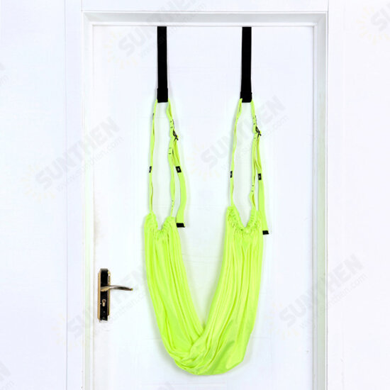 Aerial Yoga Fitness Hammock Door Swing Trapeze Elastic Stretch Strap Workout Sling Aerial Yoga Fitness Hammock Door Swing Trapeze Elastic Stretch Strap Workout Sling