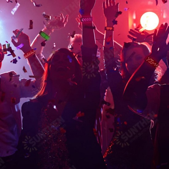 Cheering Colorful Display Dynamic LED Luminous Bracelet Night Running Concert Party Props Bracelet Cheering Colorful Display Dynamic LED Luminous Bracelet Night Running Concert Party Props Bracelet