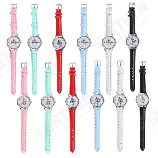 Fashion Queen King Watches To Daughter Son Love Mom Children's Trendy Watch Casual Belt Student Quartz Watch