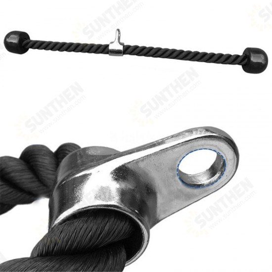 Heavy Duty Tricep Ropes DIY Pulley Down Rope Lifting Arm Biceps Triceps Hand Strength Fitness Equipment