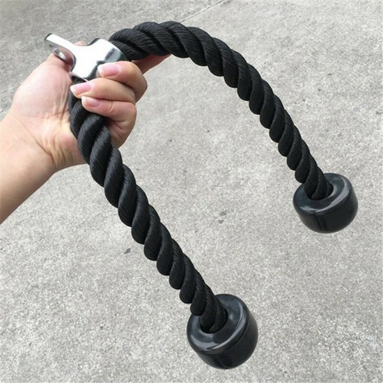 Heavy Duty Tricep Ropes DIY Pulley Down Rope Lifting Arm Biceps Triceps Hand Strength Fitness Equipment