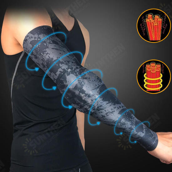 1 PC Arm Sleeve Elbow Support Breathable Outdoor Sport Exercise Fitness Elbow Protective Gear