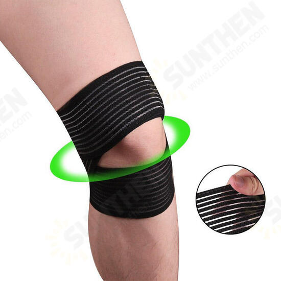 1 PC Knee Pad Polyester Knee Support Elastic Breathable Yoga Sports Knee Fitness Protective Gear