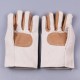 1 Pair Double Layer Thicken Canvas Work Welding Gloves Wearproof Non-slip Security Labor Protection Gloves